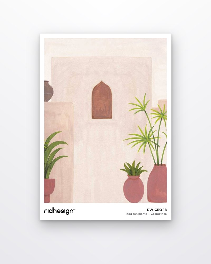 Campione Riad con piante – Geometrica